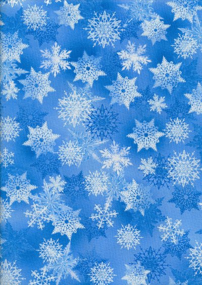 Benartex Christmas Pearlescent Overprint  - Winter's Pearl 7750 Col50