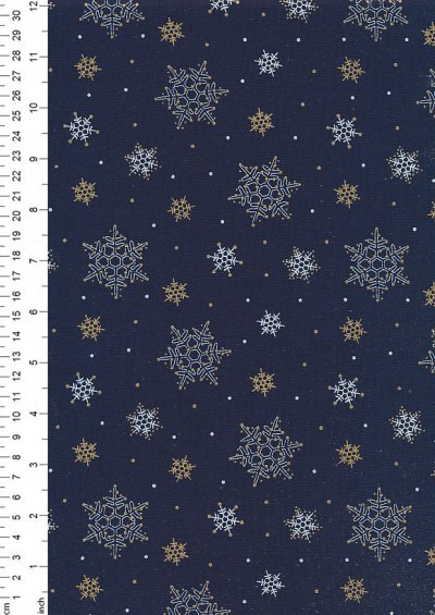 Craft Cotton Co - Christmas Metallic Christmas Snowflakes