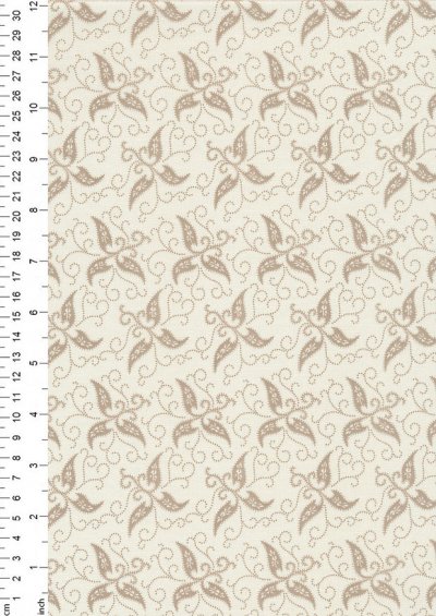 Staples V By Clothworks - Star Floral Brown