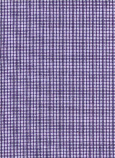 Poly-Cotton Gingham - Purple