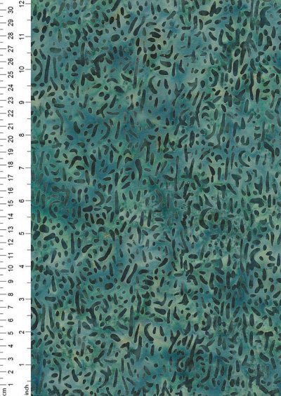 Doughty's Exclusive Bali Batik - Scattered Seed Green