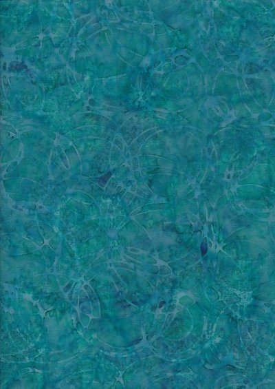 Doughty's Exclusive Bali Batik - Ripples Blue On Turquoise