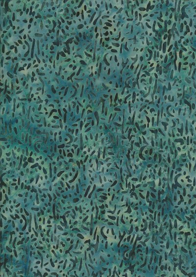 Doughty's Exclusive Bali Batik - Scattered Seed Green