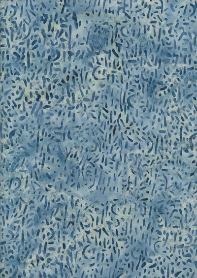 Doughty's Exclusive Bali Batik - Scattered Seed Blue & Cream