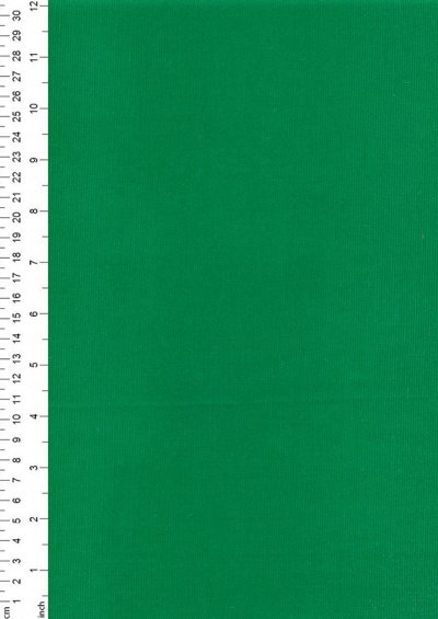 Plain Cotton Needlecord - Emerald