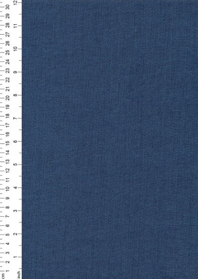 Cotton Poly Spandex Denim - Blue