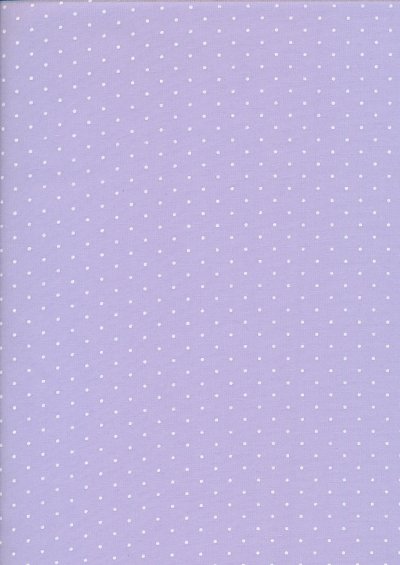 Poly Cotton Pin Spot -Lilac