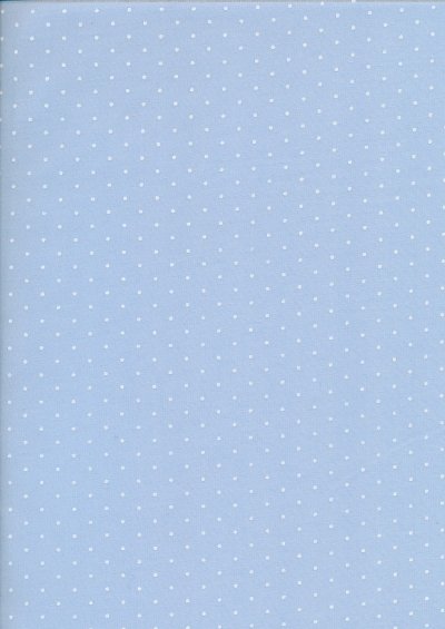 Poly Cotton Pin Spot -Sky Blue