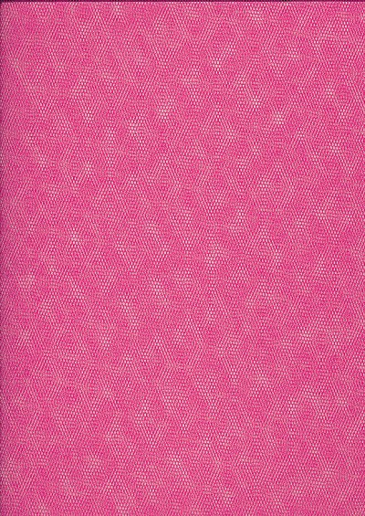 Polyester Dress Net Hot Pink