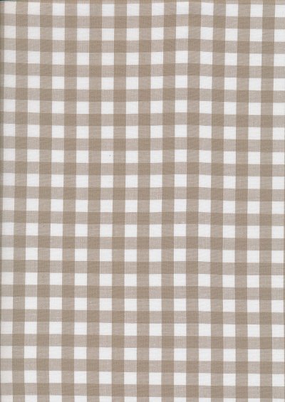 Yarn Dyed Cotton Gingham  - Taupe 2021L