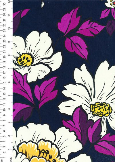 Lady McElroy Cotton Lawn - Coleman Bouquet Violet 939