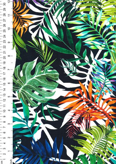 Lady McElroy Cotton Lawn - Jungle Tropics Multicoloured 948