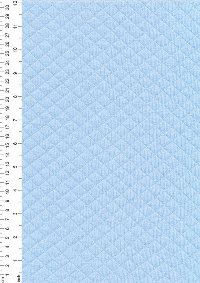 Creative Solutions Diamond Melange Quilted Jersey -  Blue KC8055-002