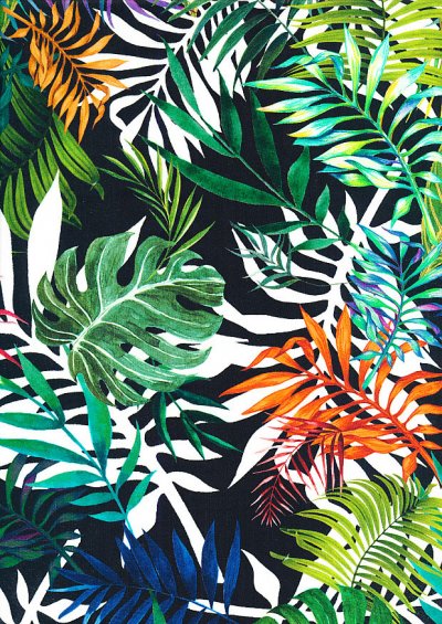 Lady McElroy Cotton Lawn - Jungle Tropics Multicoloured 948