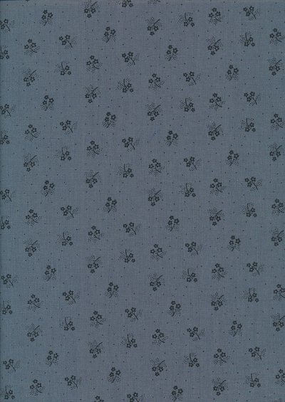 Vintage Collection - Floral Sprig & Spot Grey