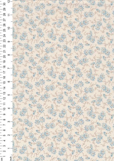 Edytar Sitar Of Laudry Basket Quilts For Andover Fabrics - Sewing Bird Daisy Nimbus 1616 Col L