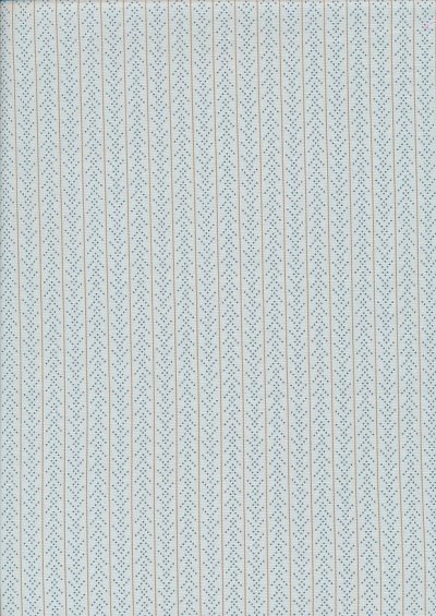 Edytar Sitar Of Laudry Basket Quilts For Andover Fabrics - Sewing Bird Chevron Seafoam 1620 Col B