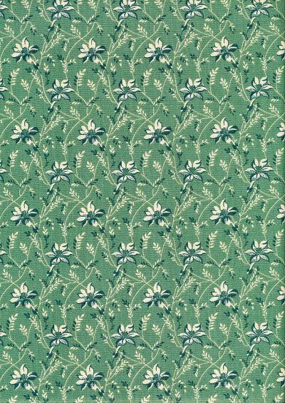 Sequoia By Edyta Sitar For Andover Fabrics - 2/8753T Buds & Vines Blue Spruce