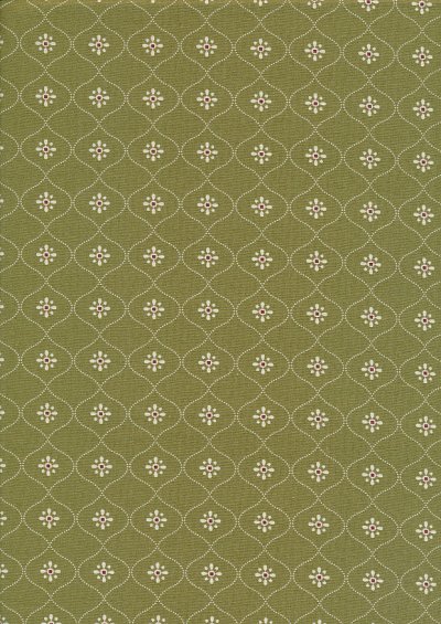 Ellie's Quiltplace - Past & Present Vintage Wallpaper Juniper Green