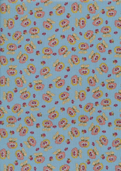 Ellie's Quiltplace - Remembering Tomorrow Wild RosesStone Blue
