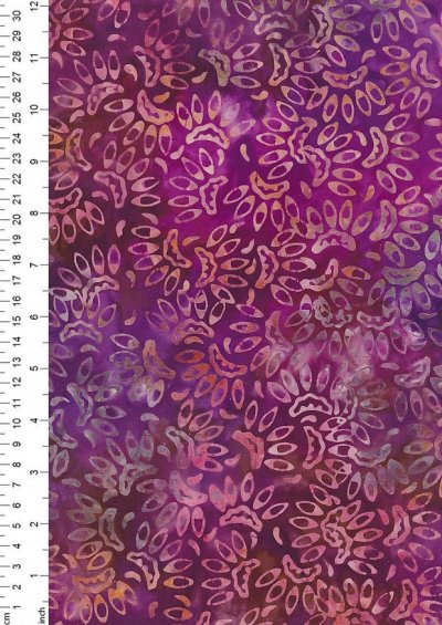 Fabric Freedom Bali Batik - Purple15-113E