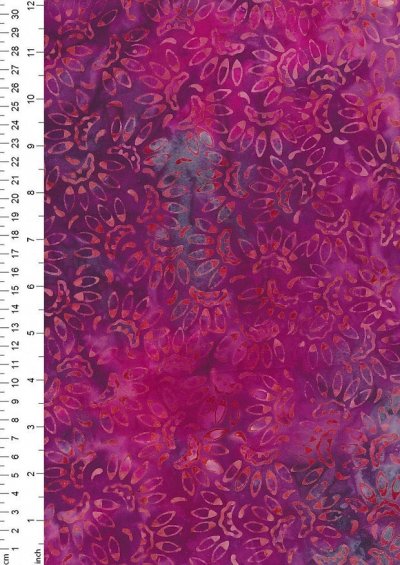 Fabric Freedom Bali Batik - Pink15-123E
