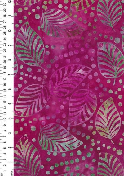 Fabric Freedom Bali Batik - Pink15-114D