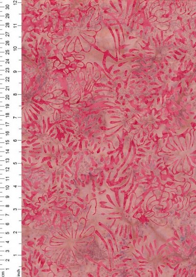 Fabric Freedom Bali Batik - Pink15-116A