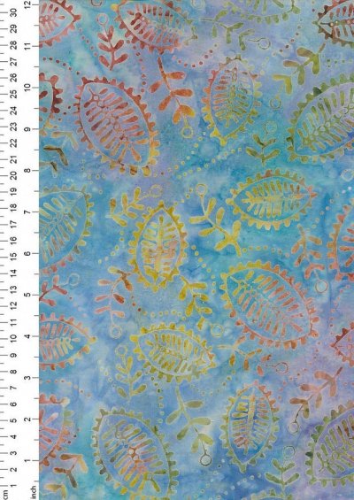 Fabric Freedom Bali Batik - Turquoise15-121C