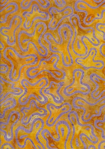 Fabric Freedom Bali Batik - Yellow15-112D