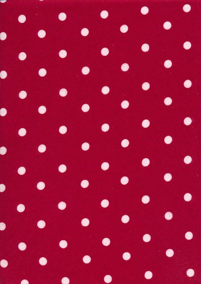 Fabric Freedom Flannel - Spots Red
