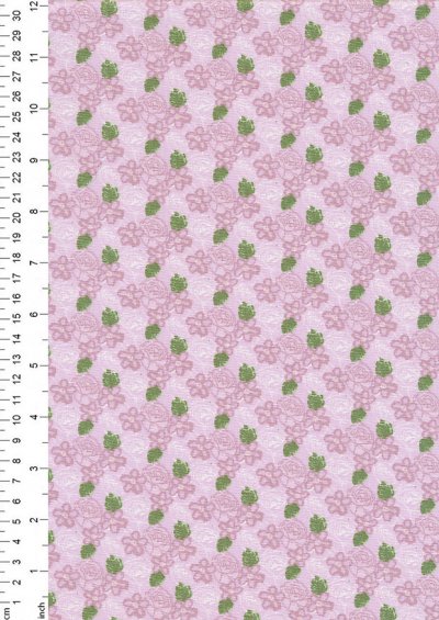Fabric Freedom - Butterflies & Birds Collection FF243-1 PINK