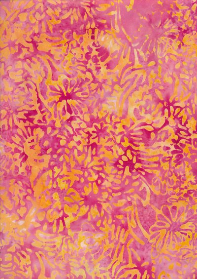 Fabric Freedom Bali Batik Stamp - Batik Stamp  - Pink 138/G
