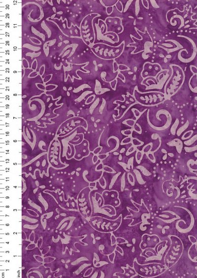 Fabric Freedom Bali Batik Stamp - BK 409/D Pink