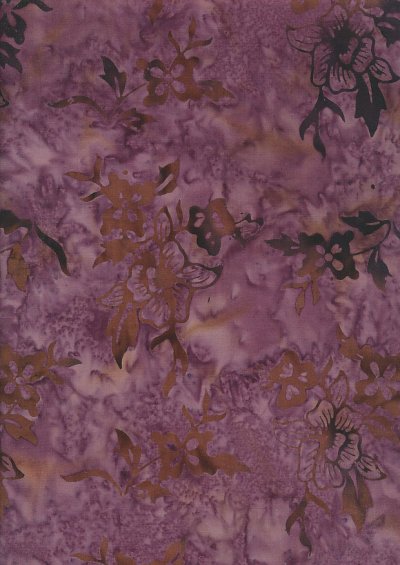 Fabric Freedom Bali Batik Stamp - BK 401/B Purple