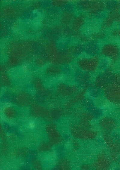 Fabric Freedom Traditional Gilded Christmas - Perfect Palette FF510-1 Green