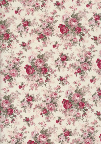 Fabric Freedom Daydream - Rose On Cream