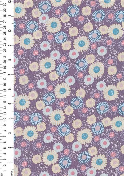 Fabric Freedom In Bloom - FF13-2 Purple