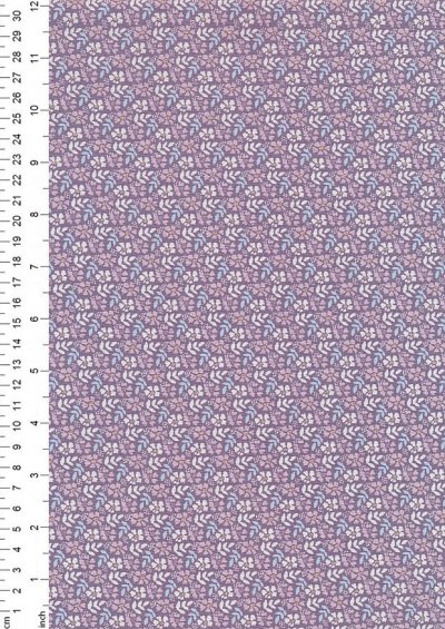 Fabric Freedom In Bloom - FF15-2 Purple