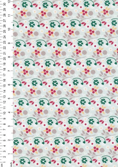 Fabric Freedom In Bloom - FF14-4 Spearmint
