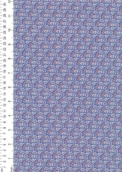 Fabric Freedom In Bloom - FF15-4 Purple