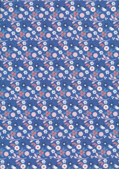 Fabric Freedom In Bloom - FF14-5 Blue