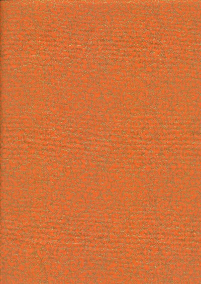Fabric Freedom - Gilded Scrollwork Orange 2453/TOPG1 Col 41