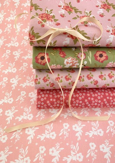 Fabric Freedom - Granny's Garden 5 x Fat 1/4 Pack 2