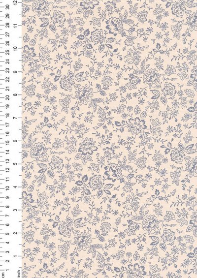 Fabric Freedom - Floral Silhouette FF25 Col 5