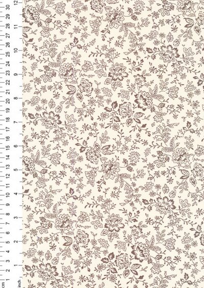 Fabric Freedom - Floral Silhouette FF25 Col 11