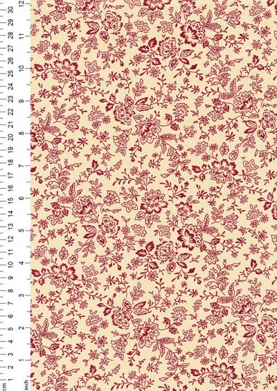 Fabric Freedom - Floral Silhouette FF25 Col 13