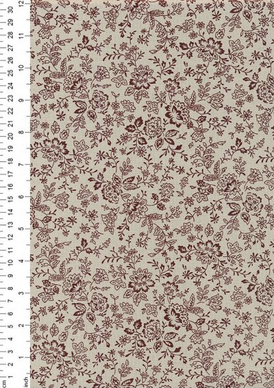 Fabric Freedom - Floral Silhouette FF25 Col 15