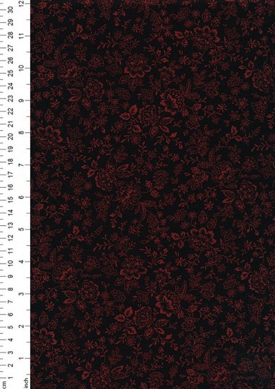 Fabric Freedom - Floral Silhouette FF25 Col 20