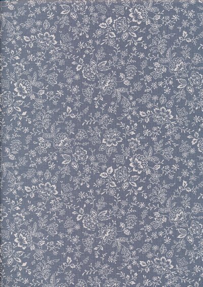 Fabric Freedom - Floral Silhouette FF25 Col 8